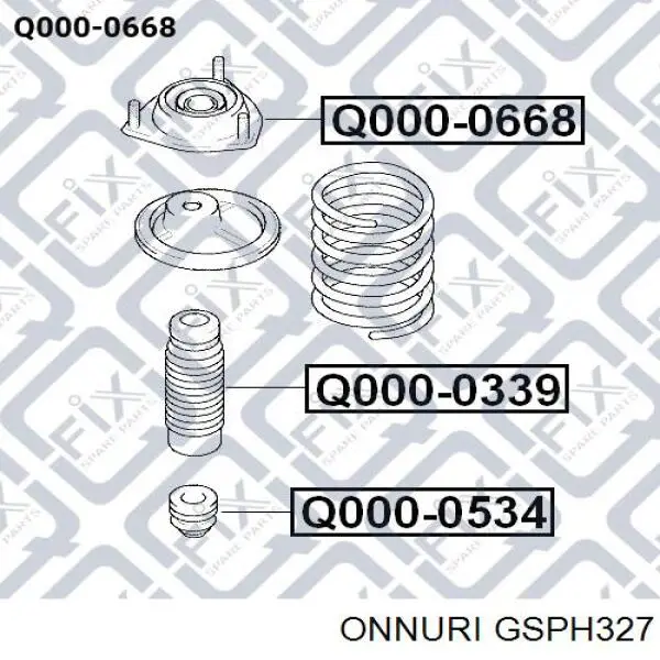 Опора амортизатора переднего Onnuri GSPH327