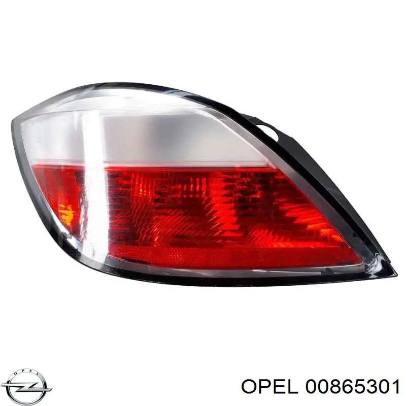 Фонарь задний левый 00865301 Opel