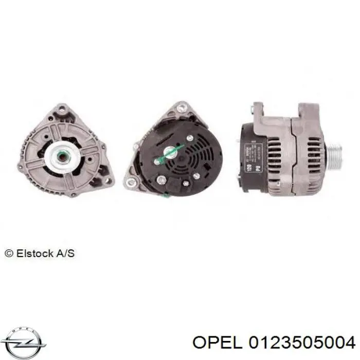 Генератор 6204115 Opel