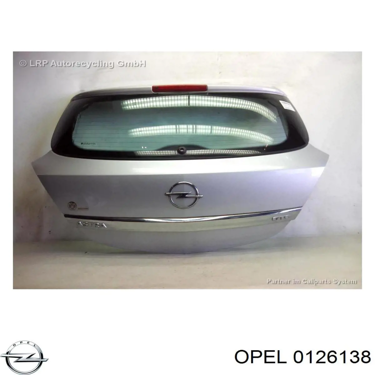 0126138 Opel дверь задняя (багажная 3/5-я (ляда)
