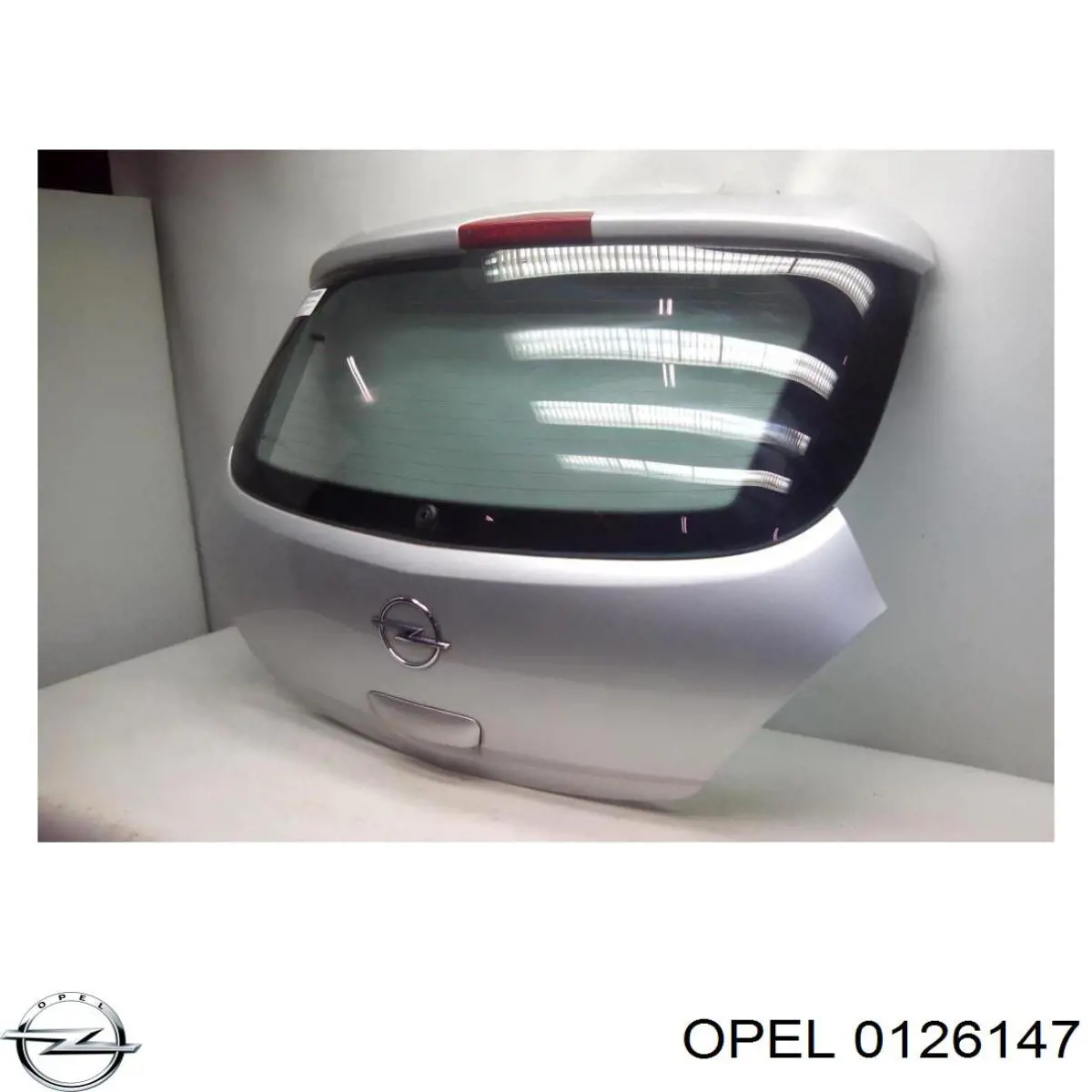 0126147 Opel porta traseira (3ª/5ª porta-malas (tampa de alcapão)