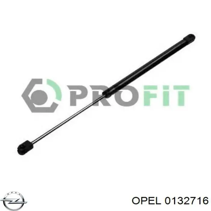 0132716 Opel Амортизатор крышки багажника