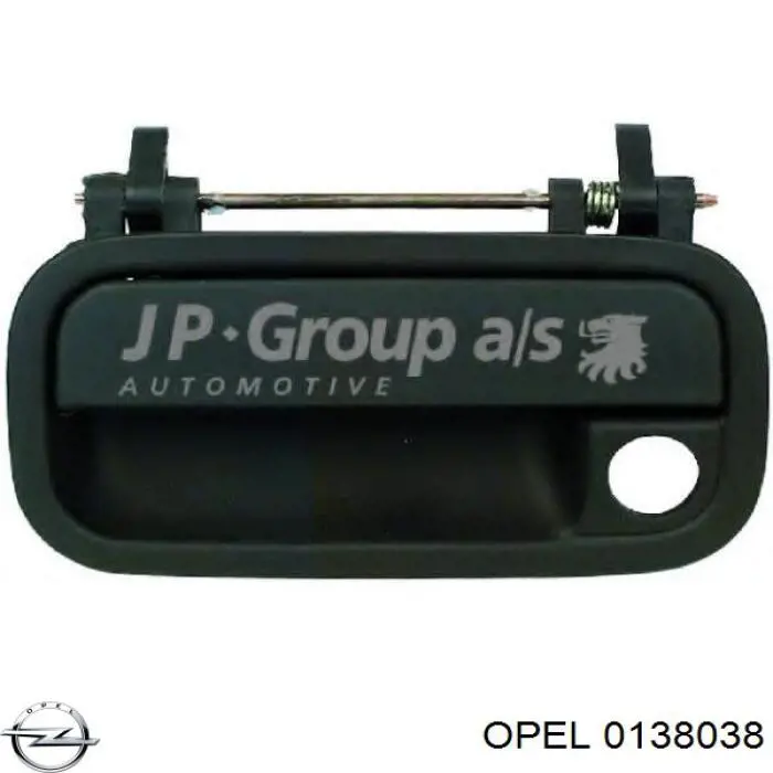 0138038 Opel ручка двери передней наружная левая