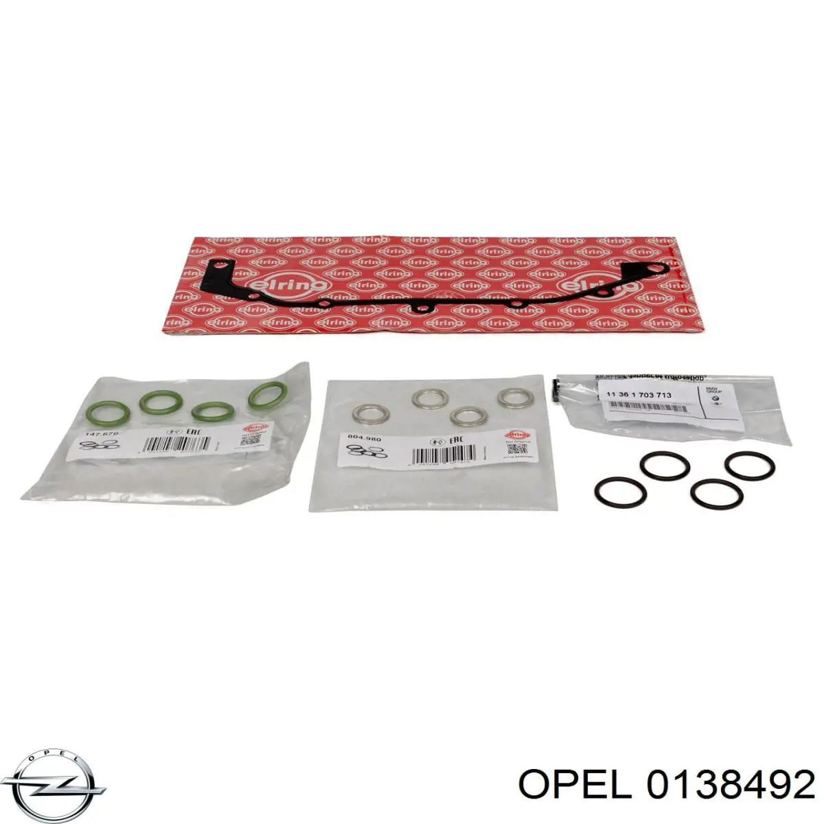 0138492 Opel прокладка пробки поддона двигателя