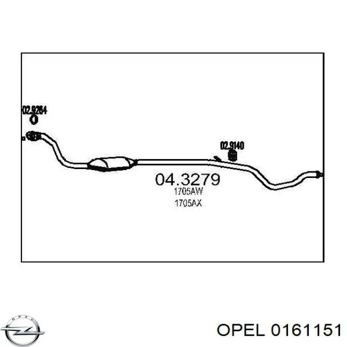 Стекло лобовое Opel 0161151 цена, от 255.55 USD