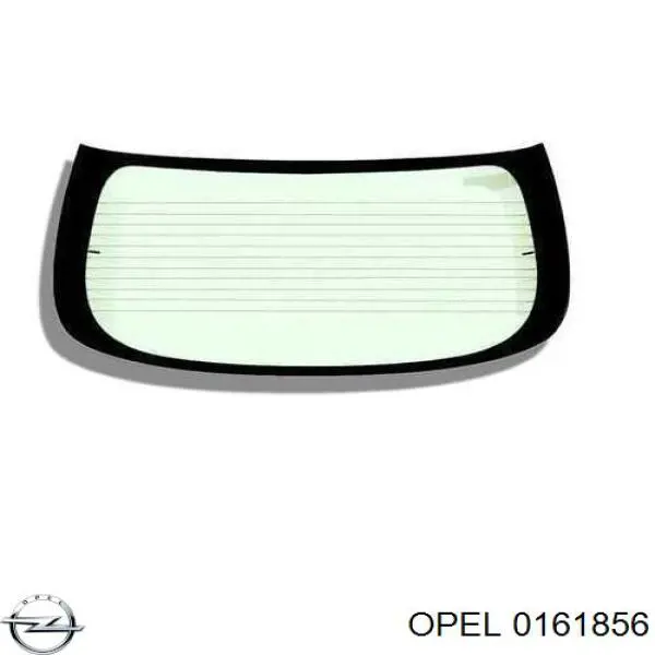 0161856 Opel vidro traseiro