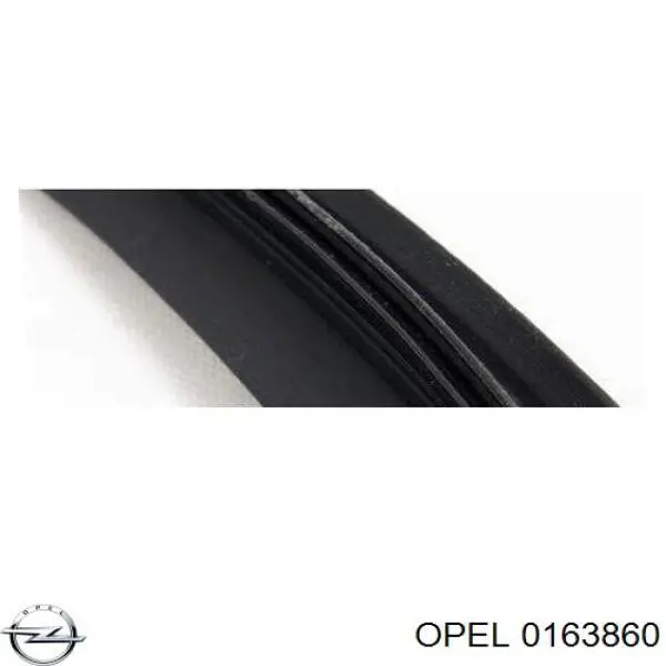 0163860 Opel молдинг лобового стекла нижний