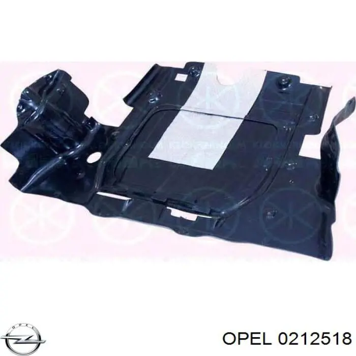 Купить 0212518 Opel Щит предохранительный
