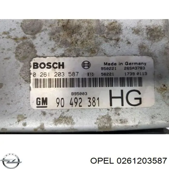  0261203587 Opel