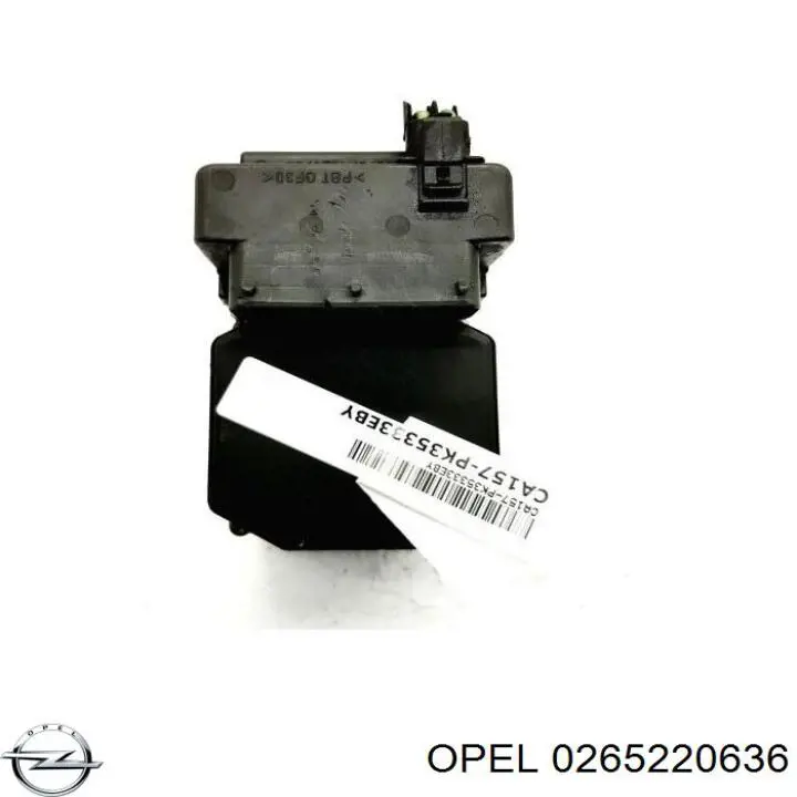 Система электронного управления АБС Opel 0265220636 цена, от 38.01 USD