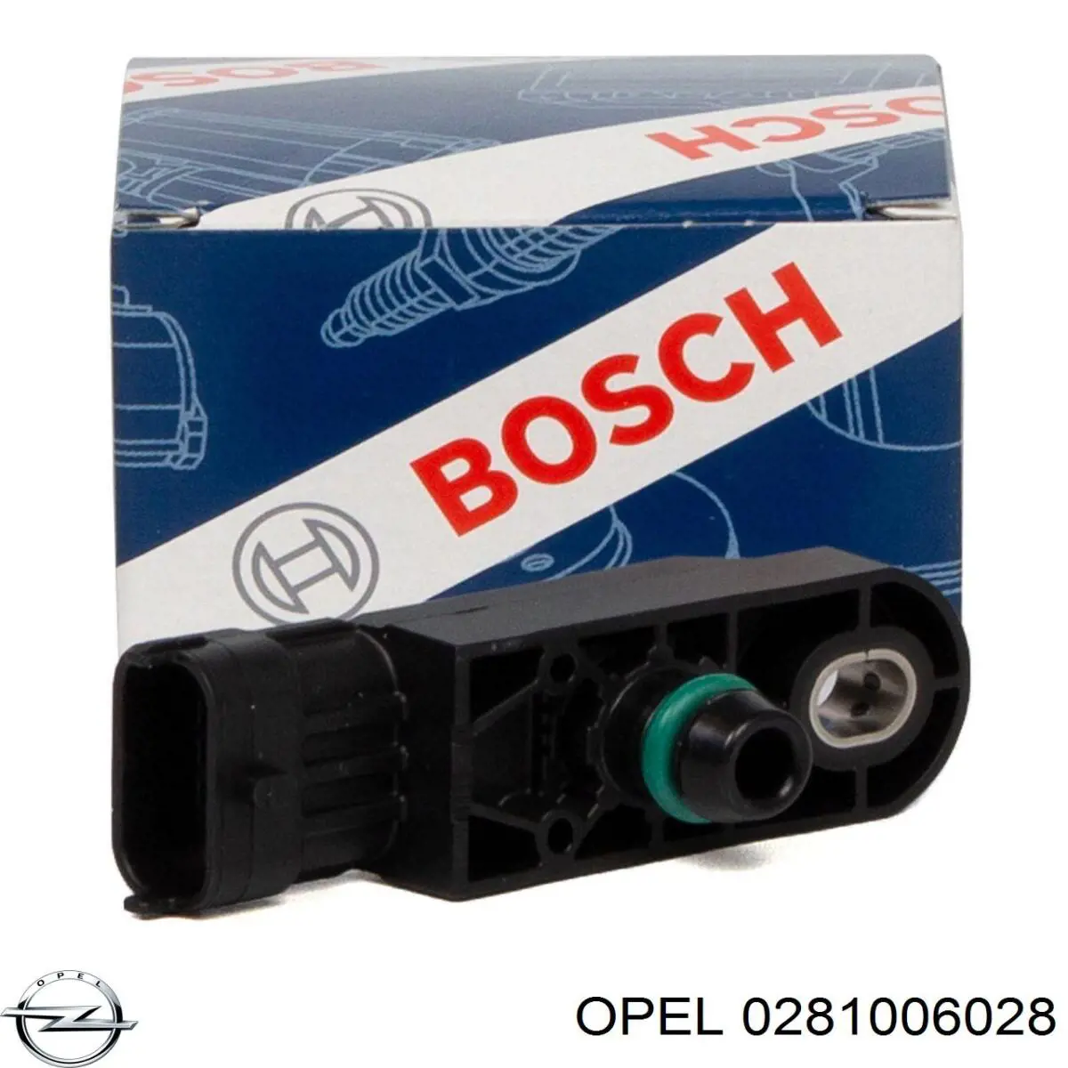 Датчик давления наддува Opel 0281006028