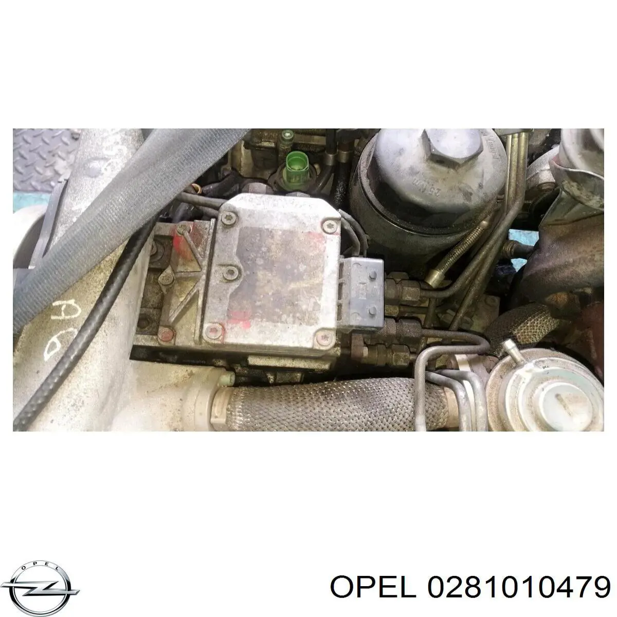 Блок управления двигателем 0281010479 Opel