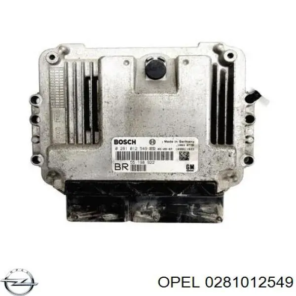 0281012549 Opel Мозги двигателя