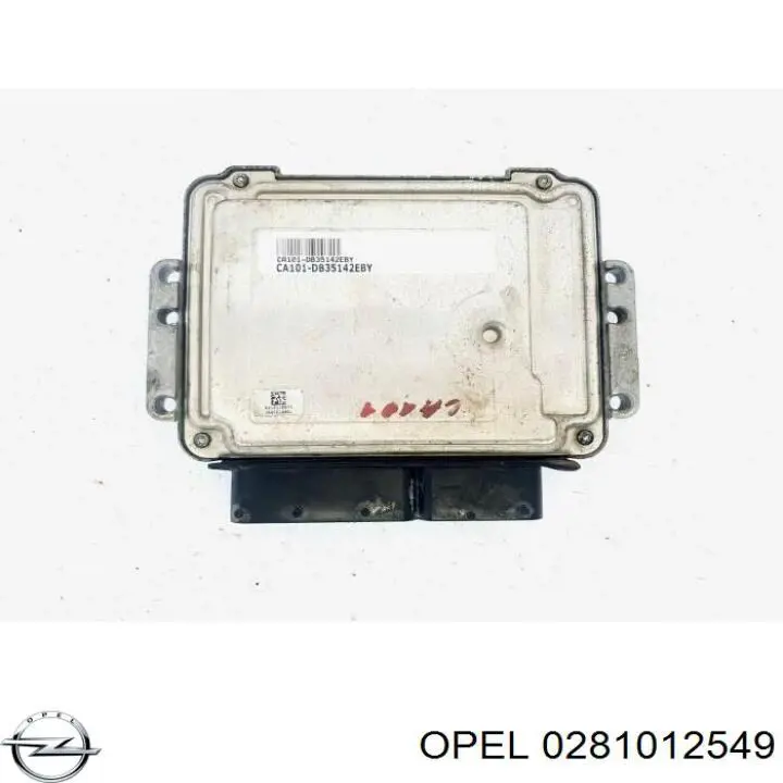 0281012549 Opel Мозги двигателя