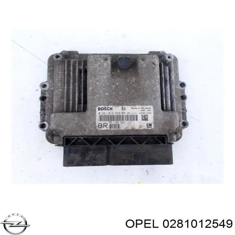 Блок управления двигателем 0281012549 General Motors
