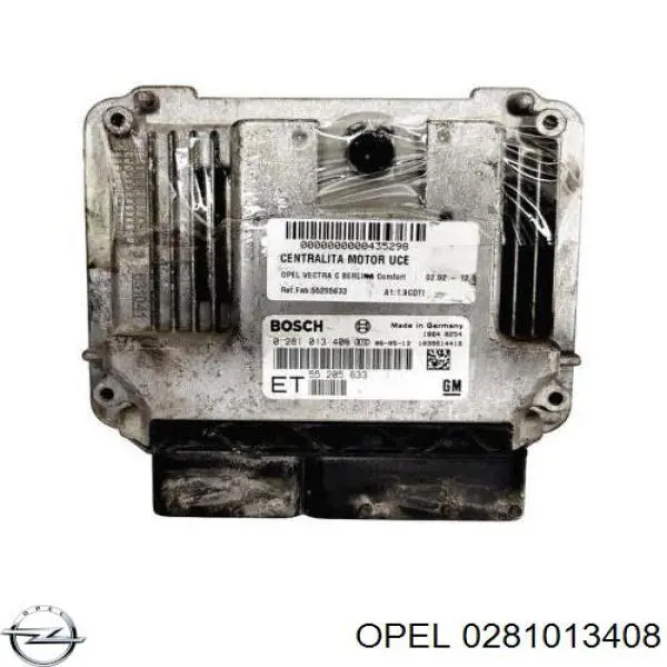 Купить 0281013408 Opel Электронный блок управления двигателем