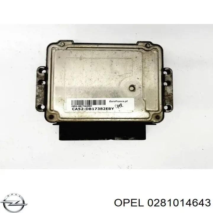 Купить 0281014643 Opel Электронный блок управления двигателем