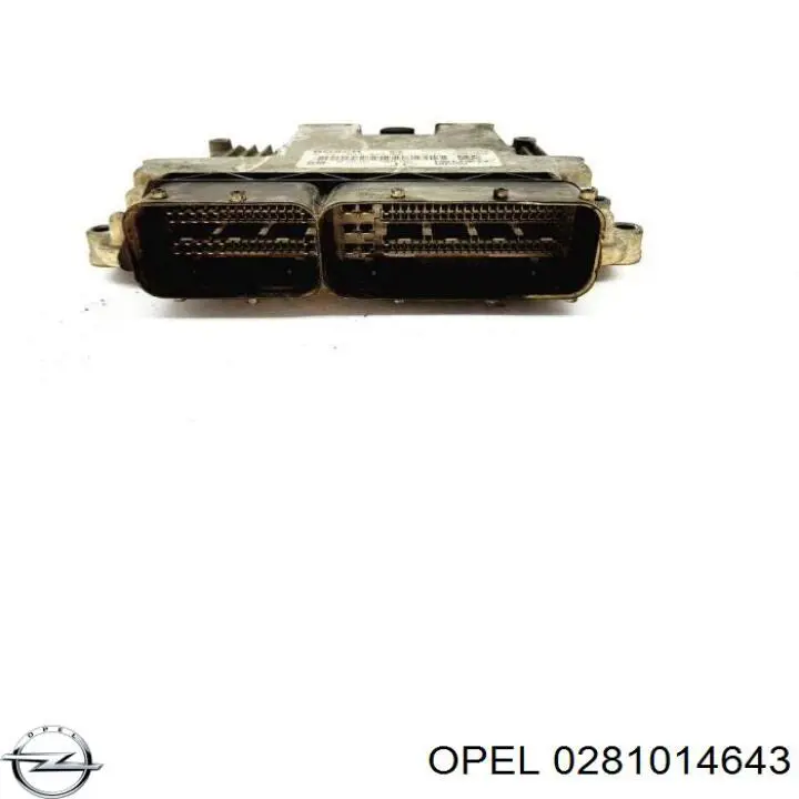 Блок управления двигателем 0281014643 Opel