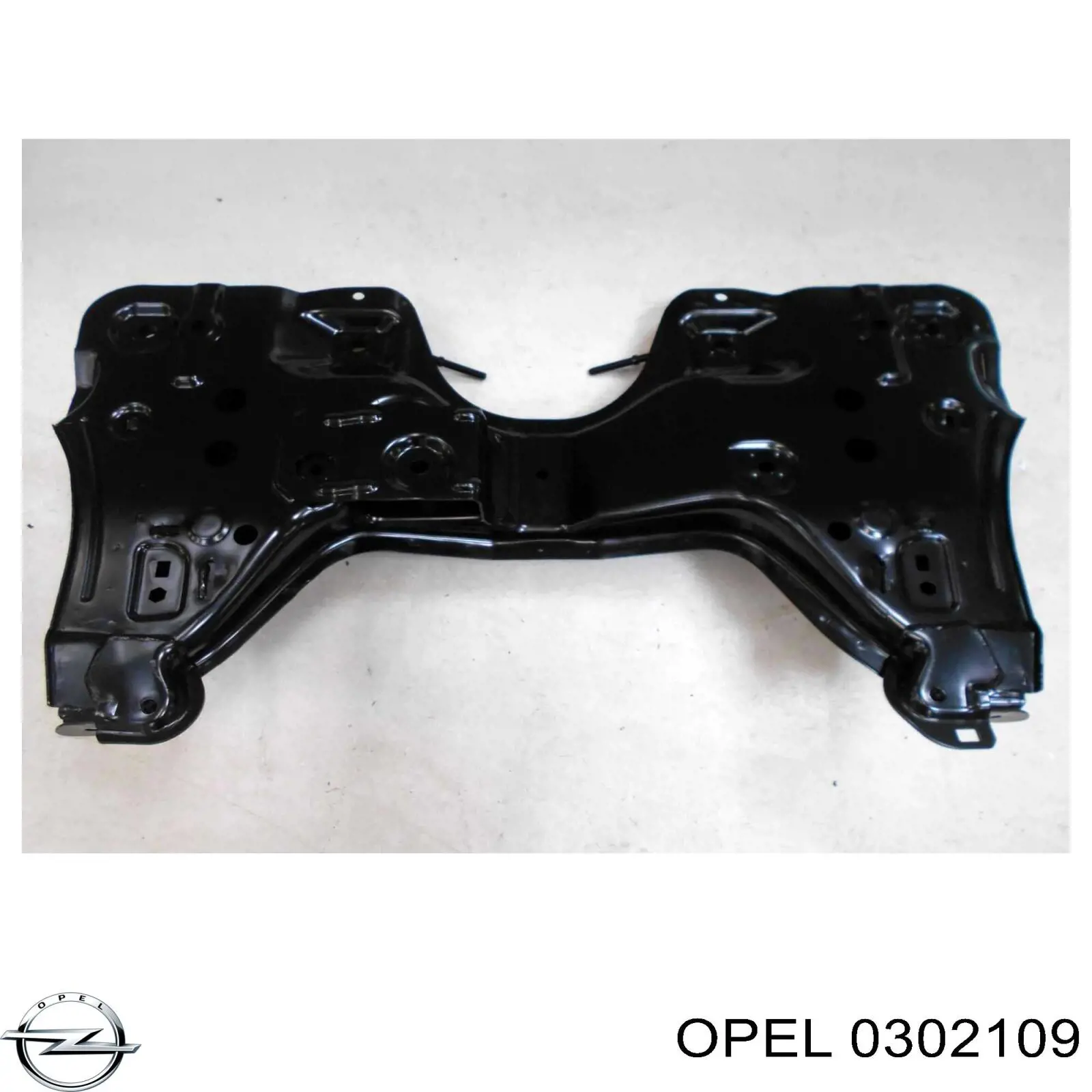 0302109 Opel viga de suspensão dianteira (plataforma veicular)