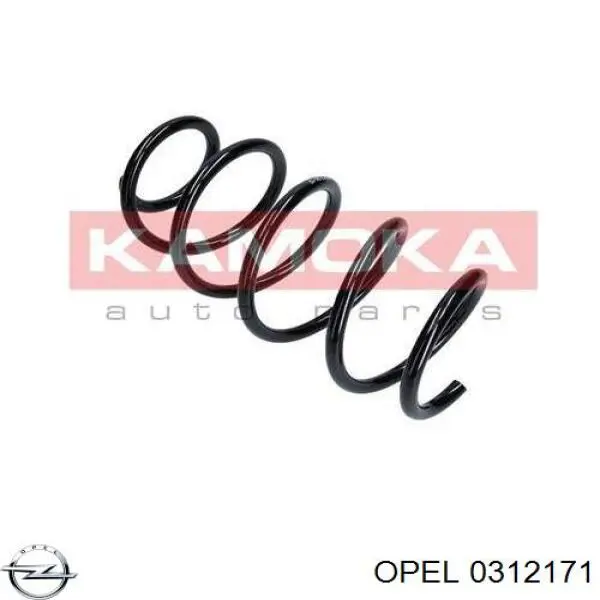 0312171 Opel пружина передняя