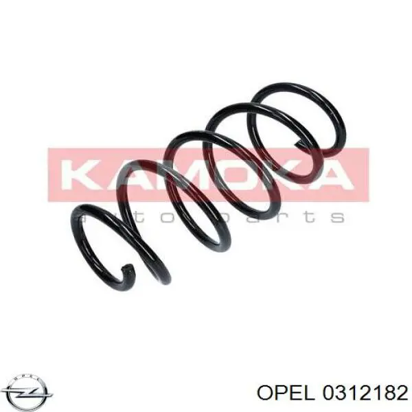 0312182 Opel пружина передняя