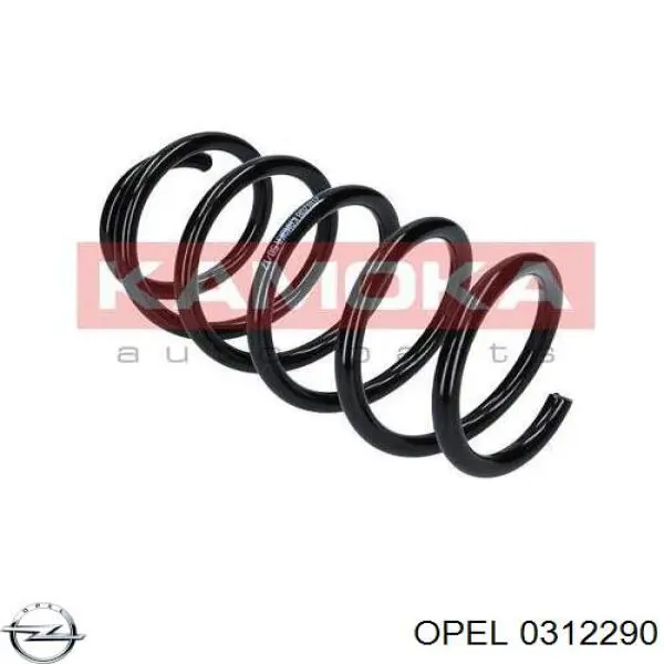 Пружина амортизатора передняя Opel 0312290 цена, от 40.22 USD