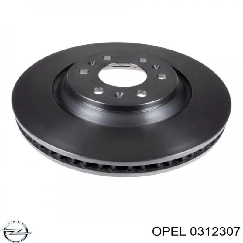 312307 Opel Пружина передней подвески