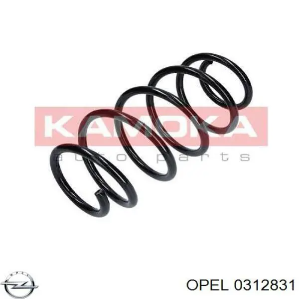 0312831 Opel Пружина передней подвески