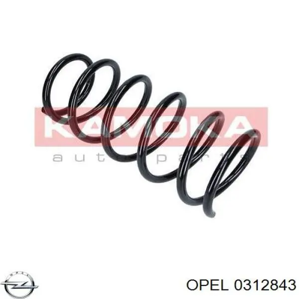 Пружина передняя правая 0312843 Opel