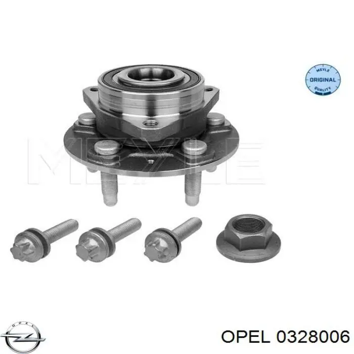 Задняя ступица 0328006 Opel