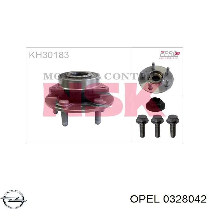 Купить 0328042 Opel Ступица переднего колеса