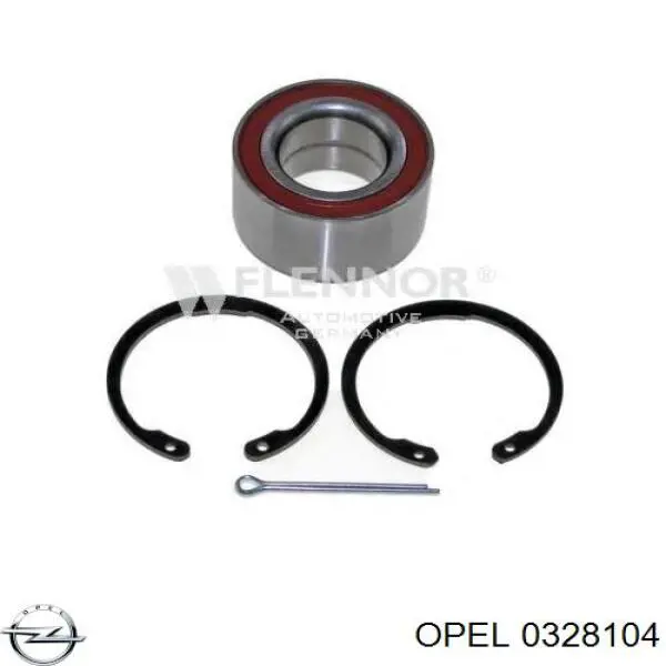 Комплект подшипника ступицы колеса Opel 0328104 цена, от 14.55 USD