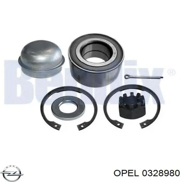 Купить 0328980 Opel Подшипник передней ступицы