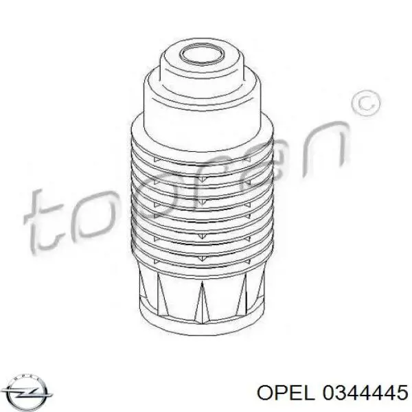 Чехол амортизатора переднего Opel 0344445 цена, от 3.02 USD