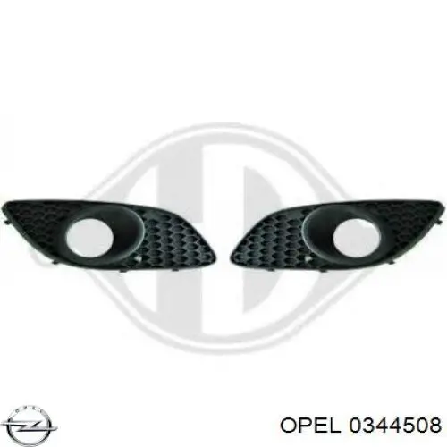 0344508 Opel Подушка амортизатора переднего