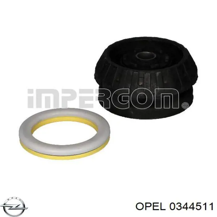 0344511 Opel опора амортизатора переднего