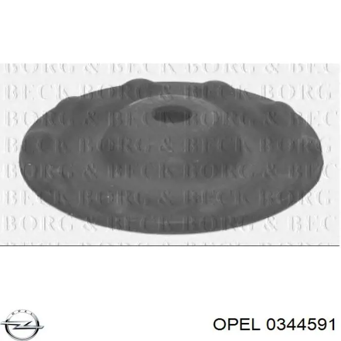 Опора стойки амортизатора переднего Opel 0344591 цена, от 3.91 USD