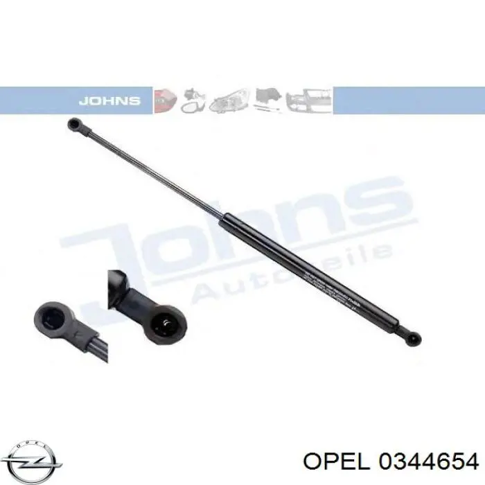Амортизатор передней подвески левой Opel 0344654 цена, от 57.05 USD