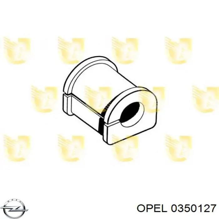 Купить 0350127 Opel Втулки переднего стабилизатора