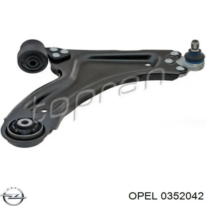 Купить 0352042 Opel Нижний правый рычаг передней подвески