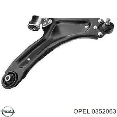 Правый рычаг передней нижней подвески Opel 0352063 цена, от 61.77 USD