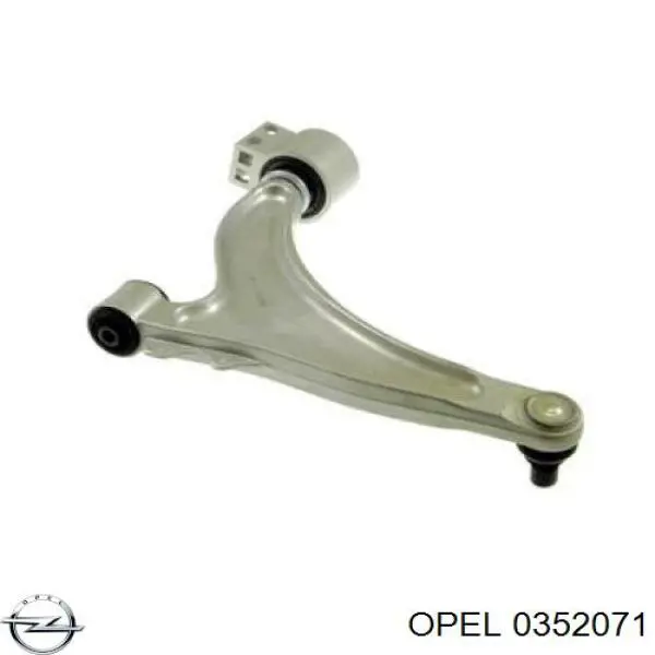 Рычаг передней подвески нижний правый 0352071 Opel