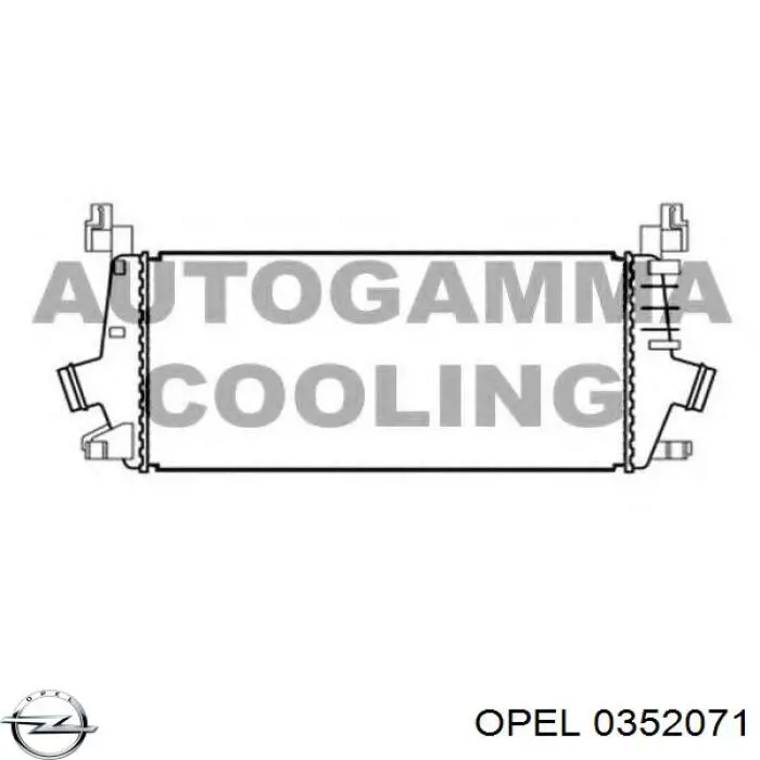 Нижний рычаг 0352071 Opel