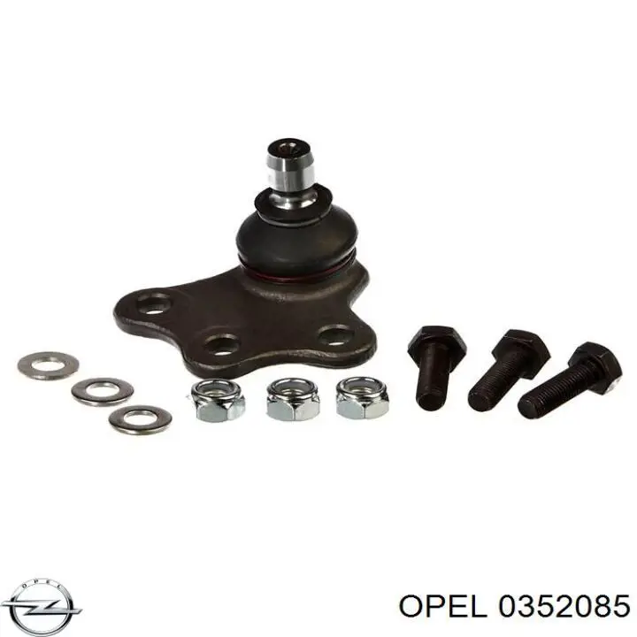 Нижняя левая шаровая опора 0352085 Opel