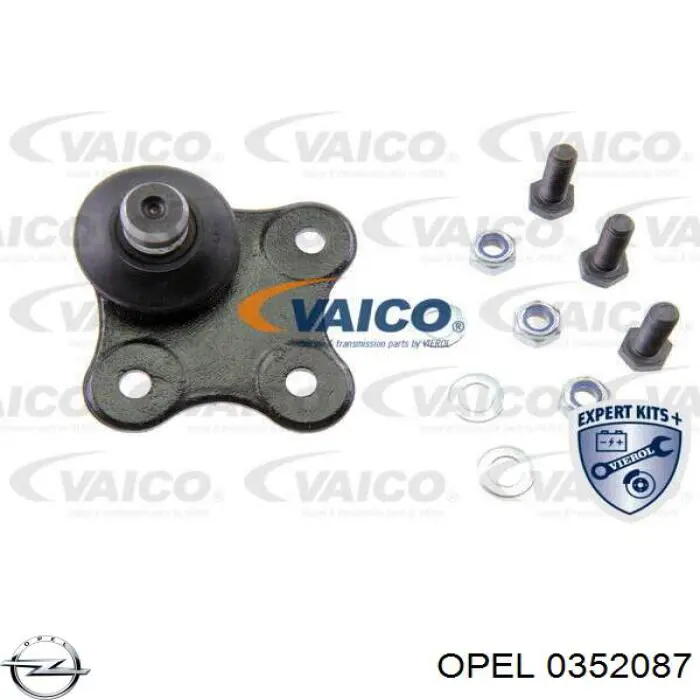 Шаровая опора, нижняя Opel 0352087 цена, от 10.64 USD