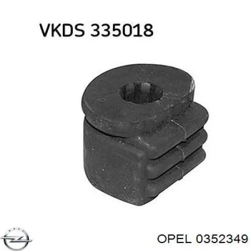 Купить 0352349 Opel Сайлентблок нижний передней подвески