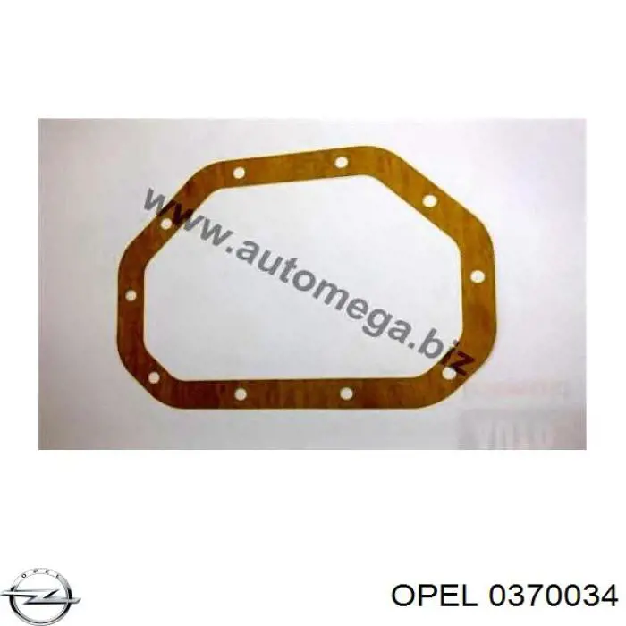 0370034 Opel vedante de panela da caixa automática de mudança/caixa mecânica de mudança