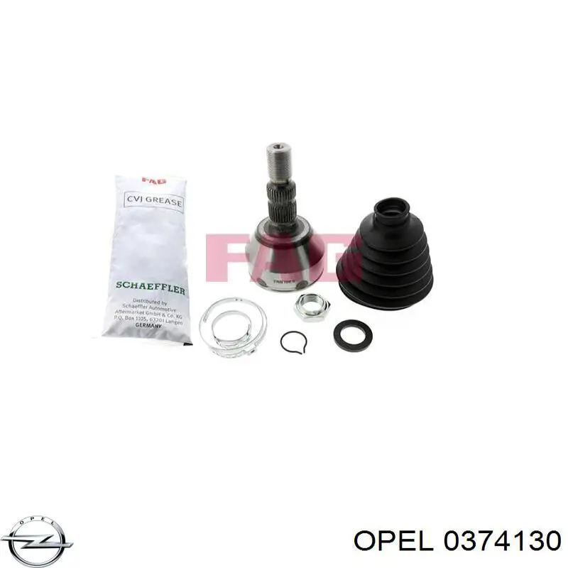 ШРУС внутренний правый 0374130 Opel