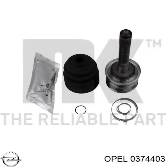 ШРУС наружный передний 0374403 Opel