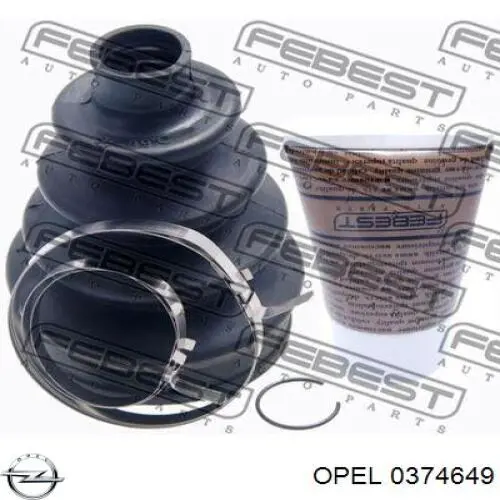 Шрус внутренний левый 0374649 Opel
